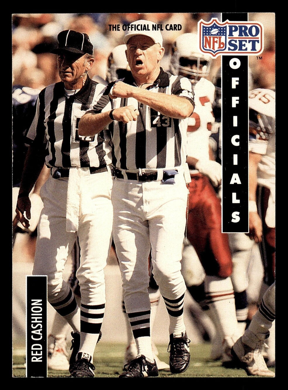 1991 Pro Set #358 Red Cashion Football Trading Card